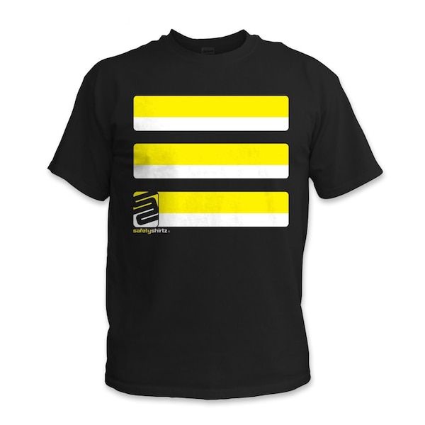 Basic High Visibility Tee, Black, 2XL